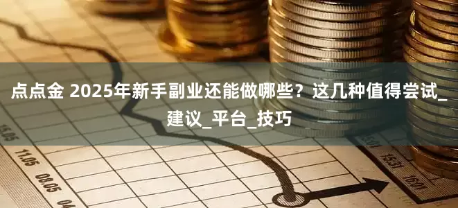 点点金 2025年新手副业还能做哪些？这几种值得尝试_建议_平台_技巧